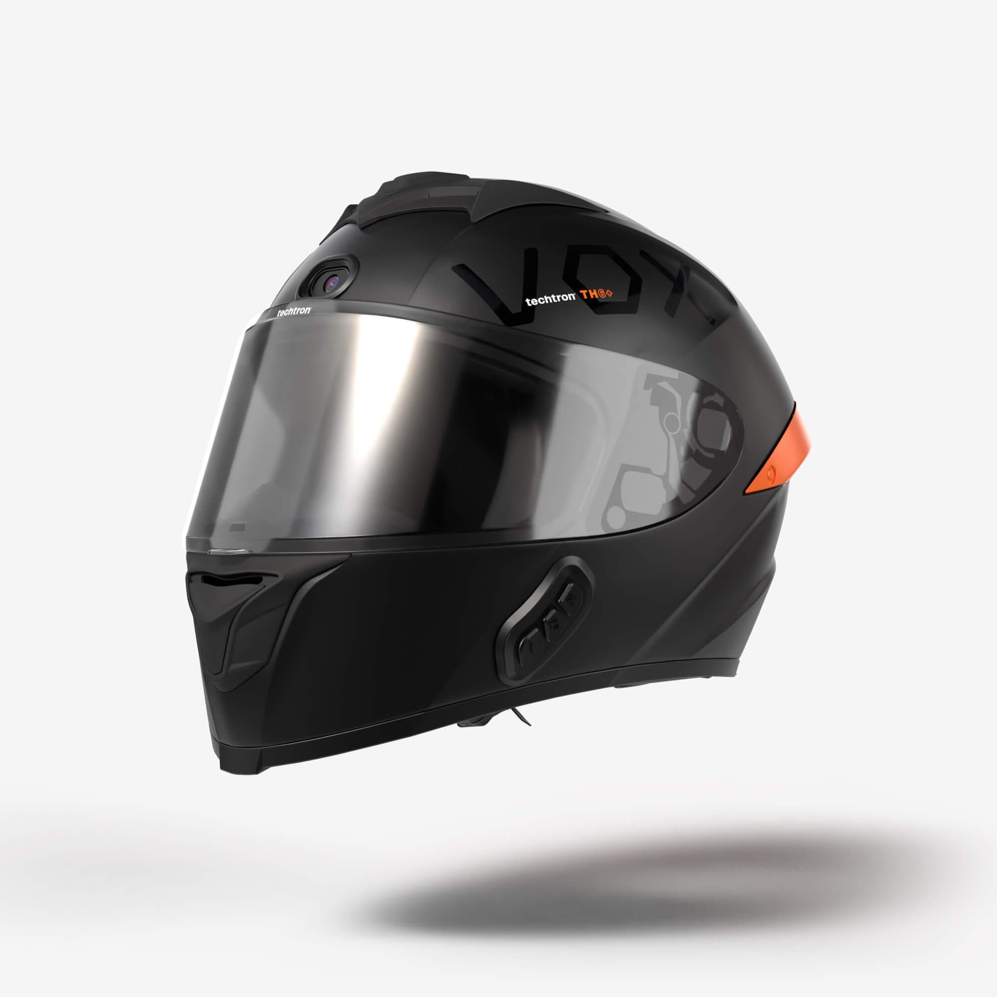 techtron TH6+ VOX Smart Helmet - Motorbike techtron